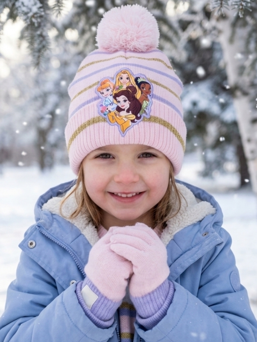 Disney Princess Beanie And Gloves